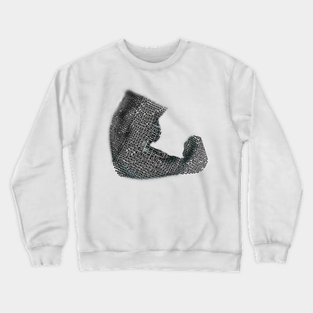 Faith hand Crewneck Sweatshirt by daghlashassan